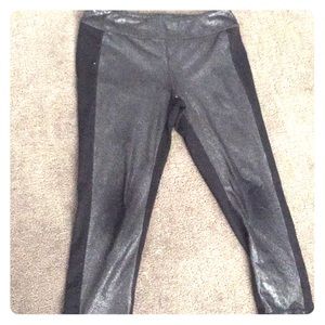 Shinny girls Capri leggings